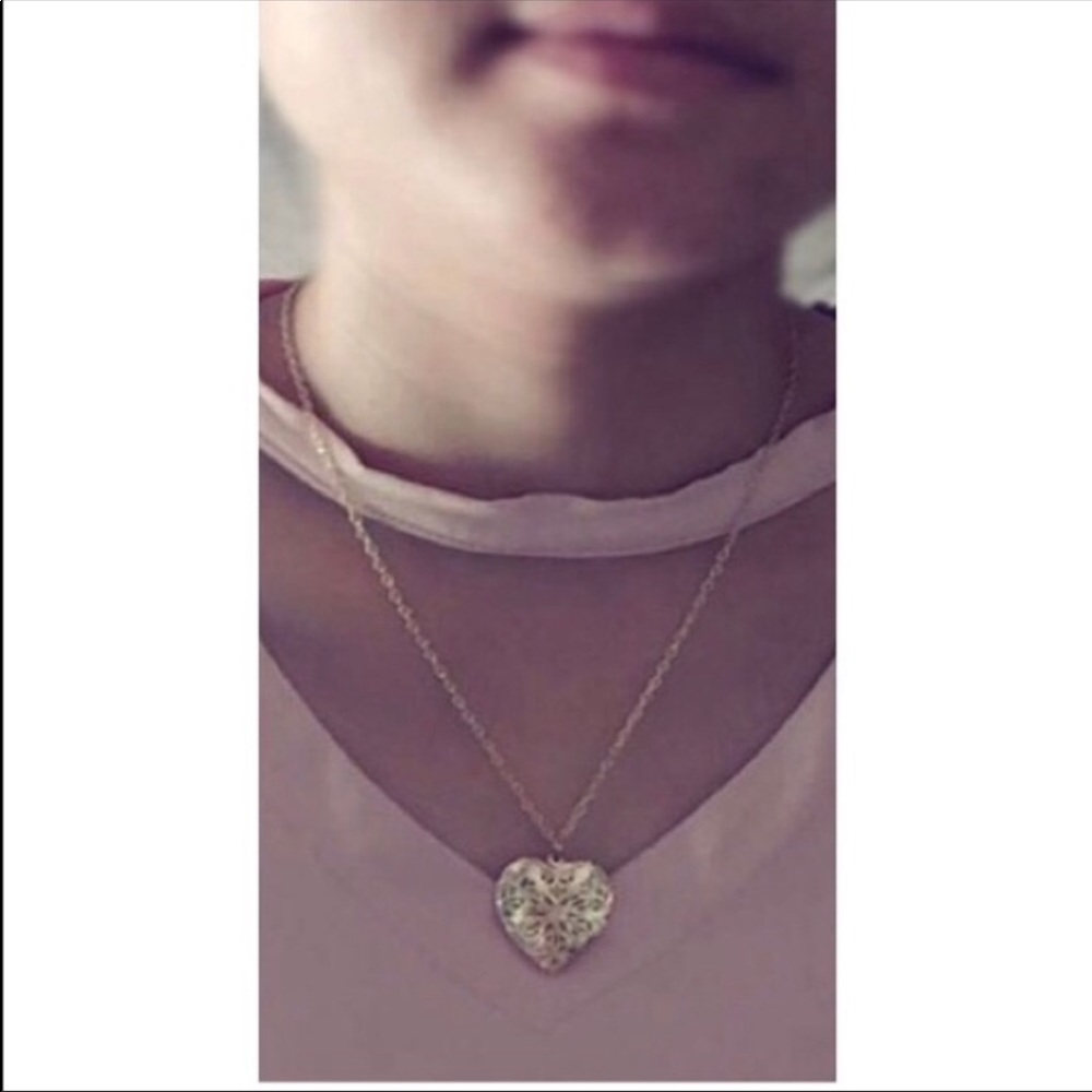 Gold Heart Locket